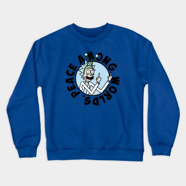 Peace Among worlds Crewneck Sweatshirt by carloj1956